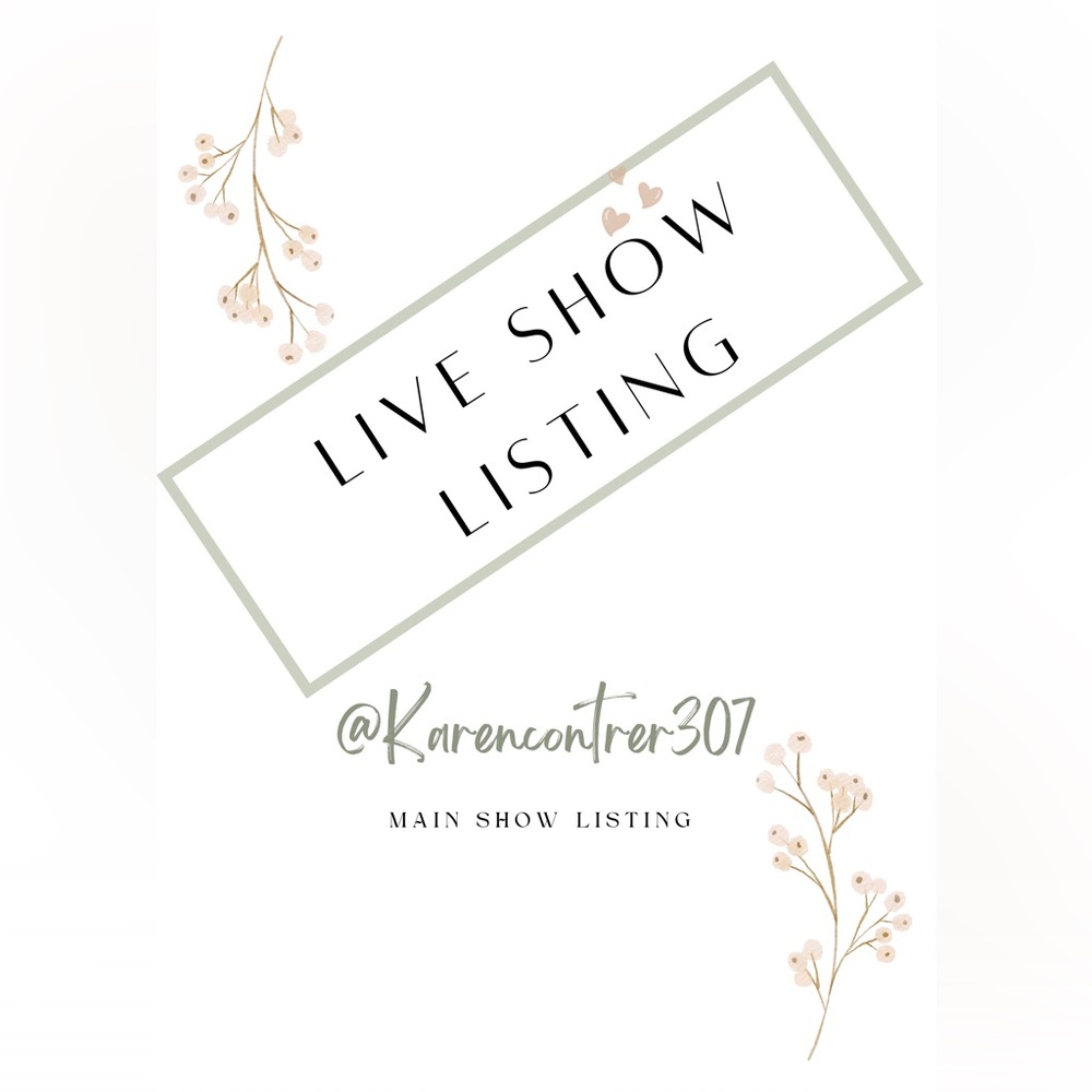 🌻🌻LIVE SHOW LISTING 🌻🌻 - Picture 2 of 2